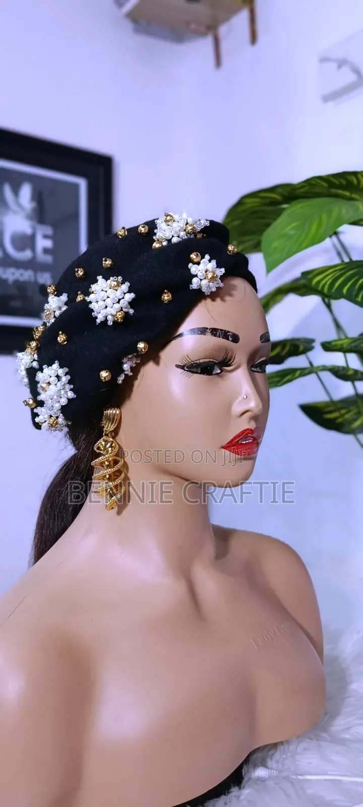 Black Beret Cap