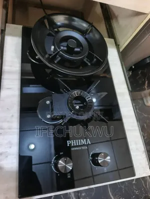 Original PHIIMA German Technology Built-in Flips Up 2 Burners Gas HOB