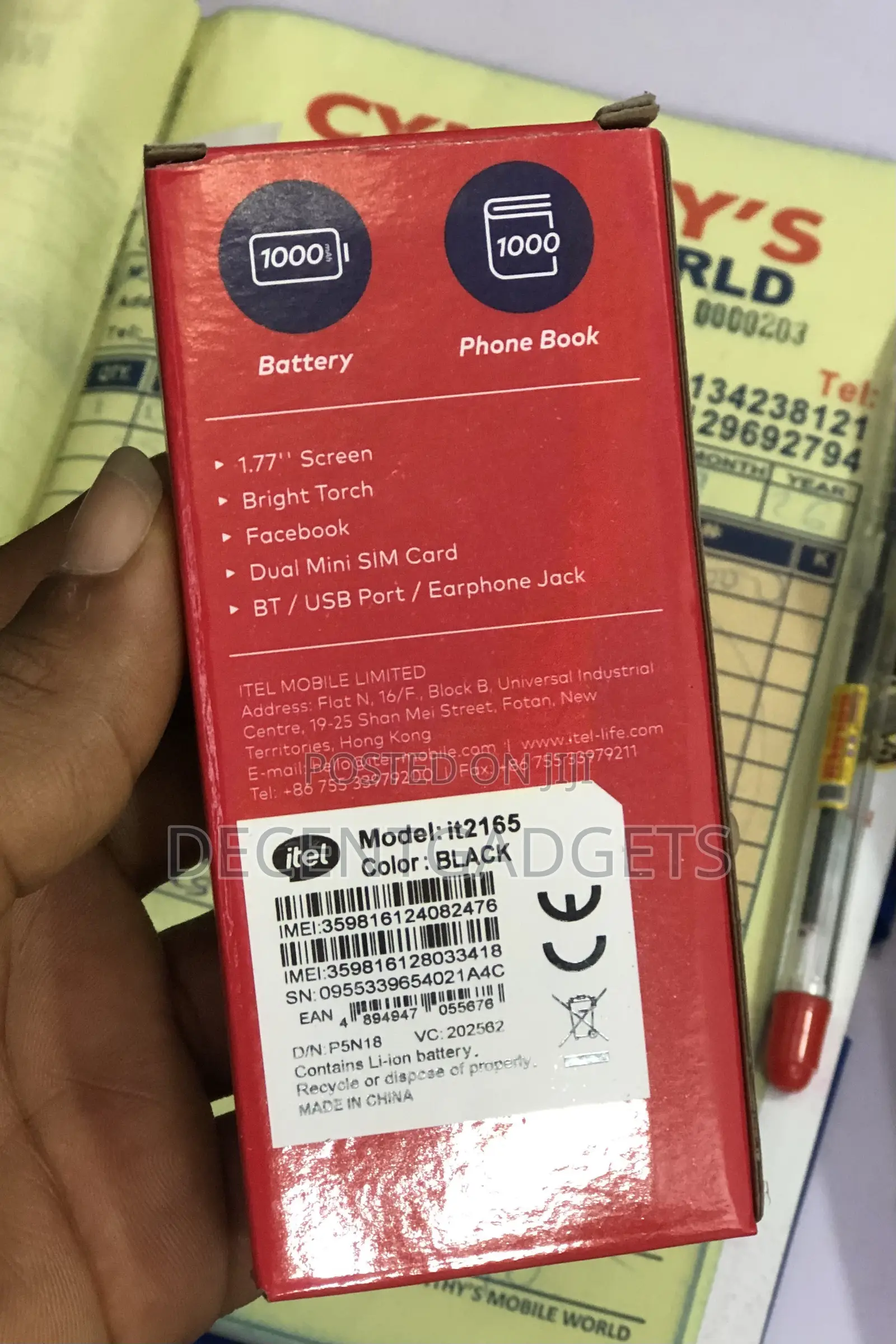 New Itel it2165 Green
