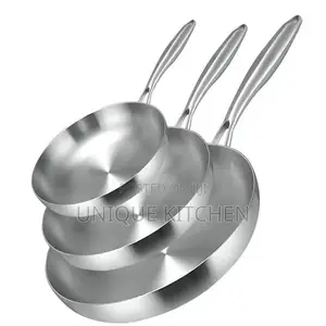 3in1 Thick Stainless Steel Frying Pan. 26cm, 28cm 30cm