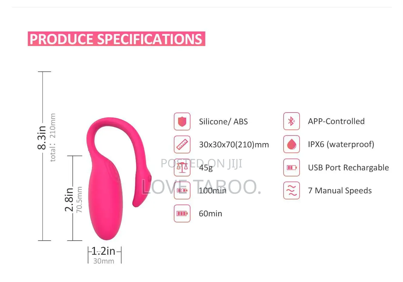 App Egg Control Vibrator