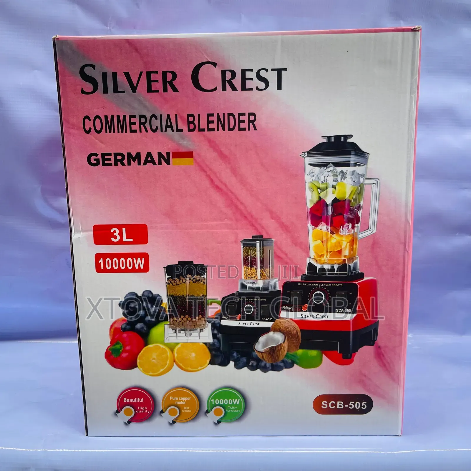 Silver Crest 3L Commercial Grinder Blender