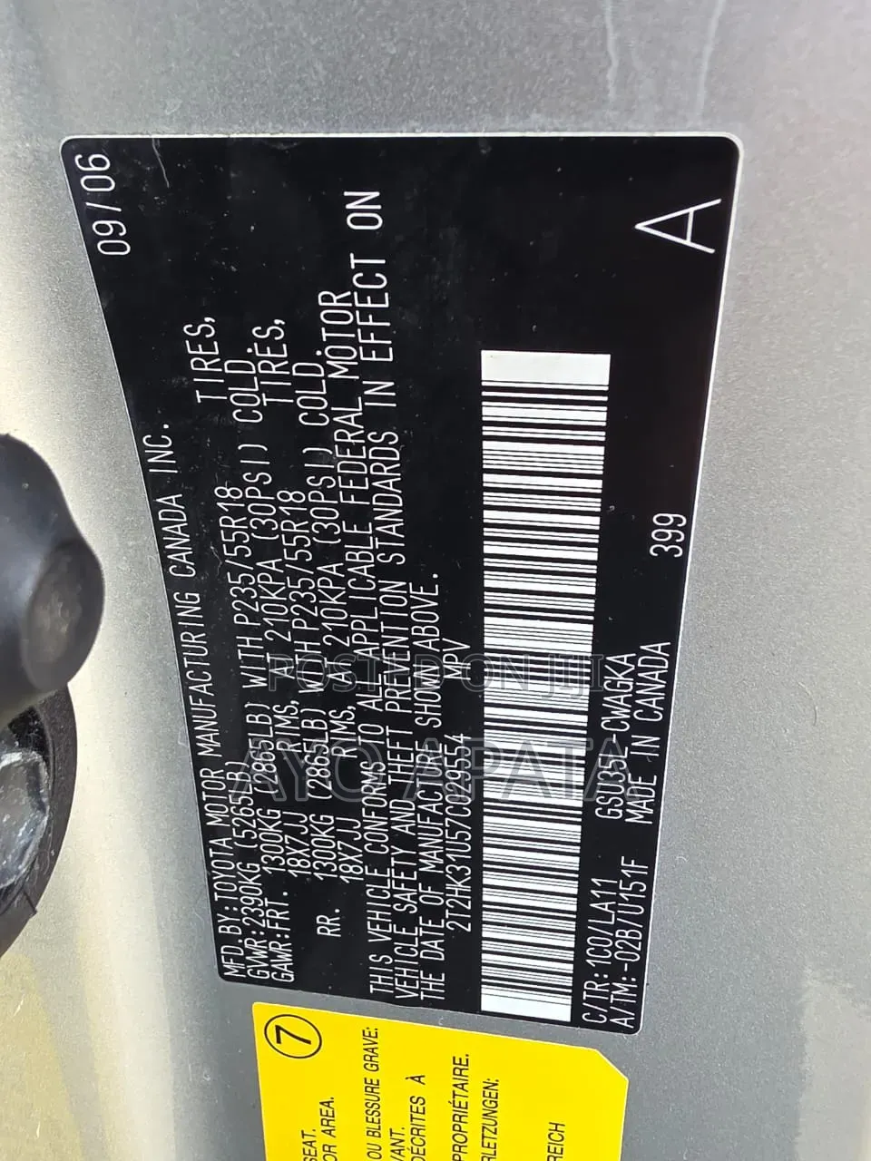 Lexus RX 2007 Silver