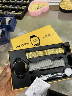 HK9 Ultra Gold Smartwatch