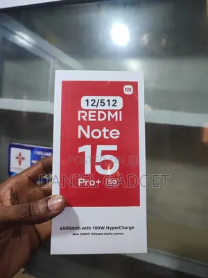 New Xiaomi Redmi Note 15 Pro+ 512 GB Black