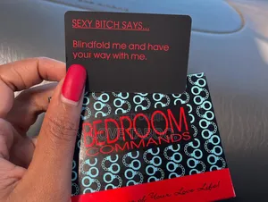 Bedroom Command Sex Card