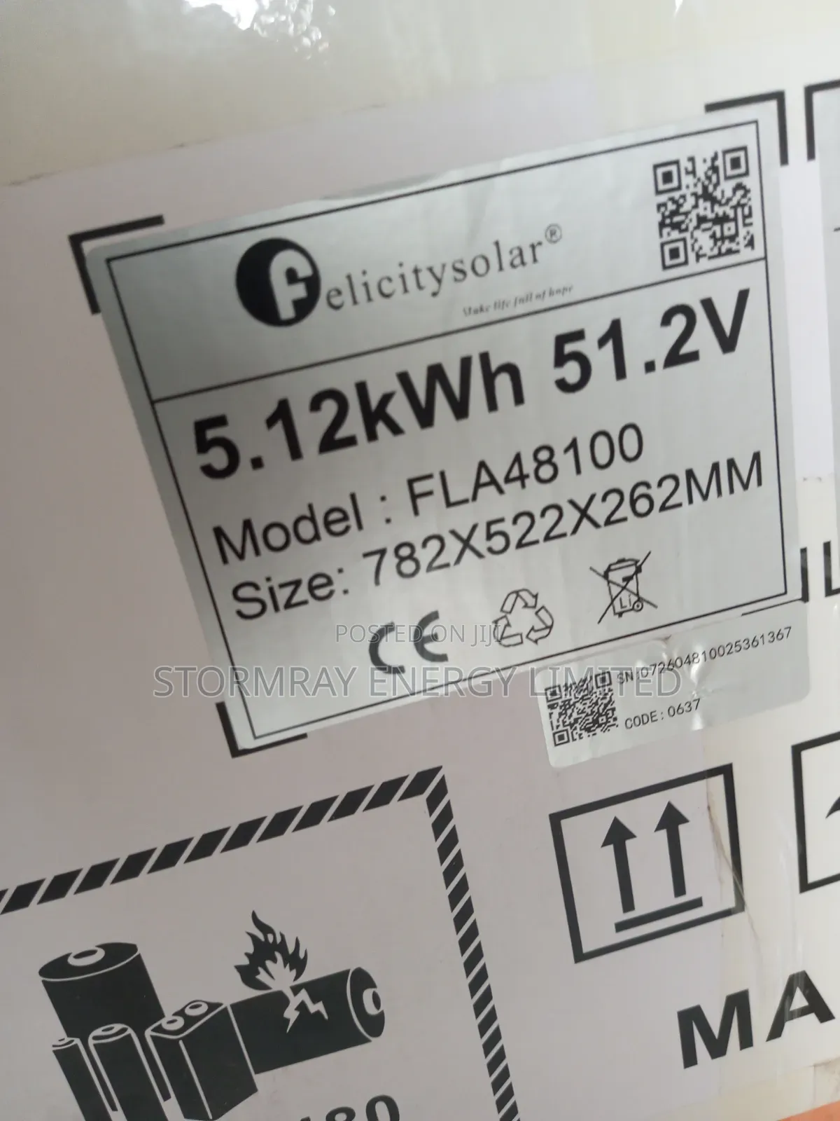 Felicity 5kWh 48v Lithium Battery