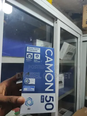New Tecno Camon 50 Pro 256 GB Black