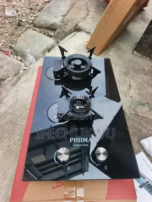 Quality PHIIMA Built-in Premium Luxury Flips Up 2 Burners Gas Cooker