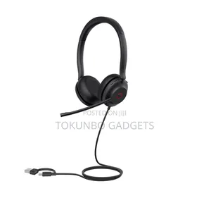 Yealink UH35 Binaural USBA/C Headset, Optimized for Teams