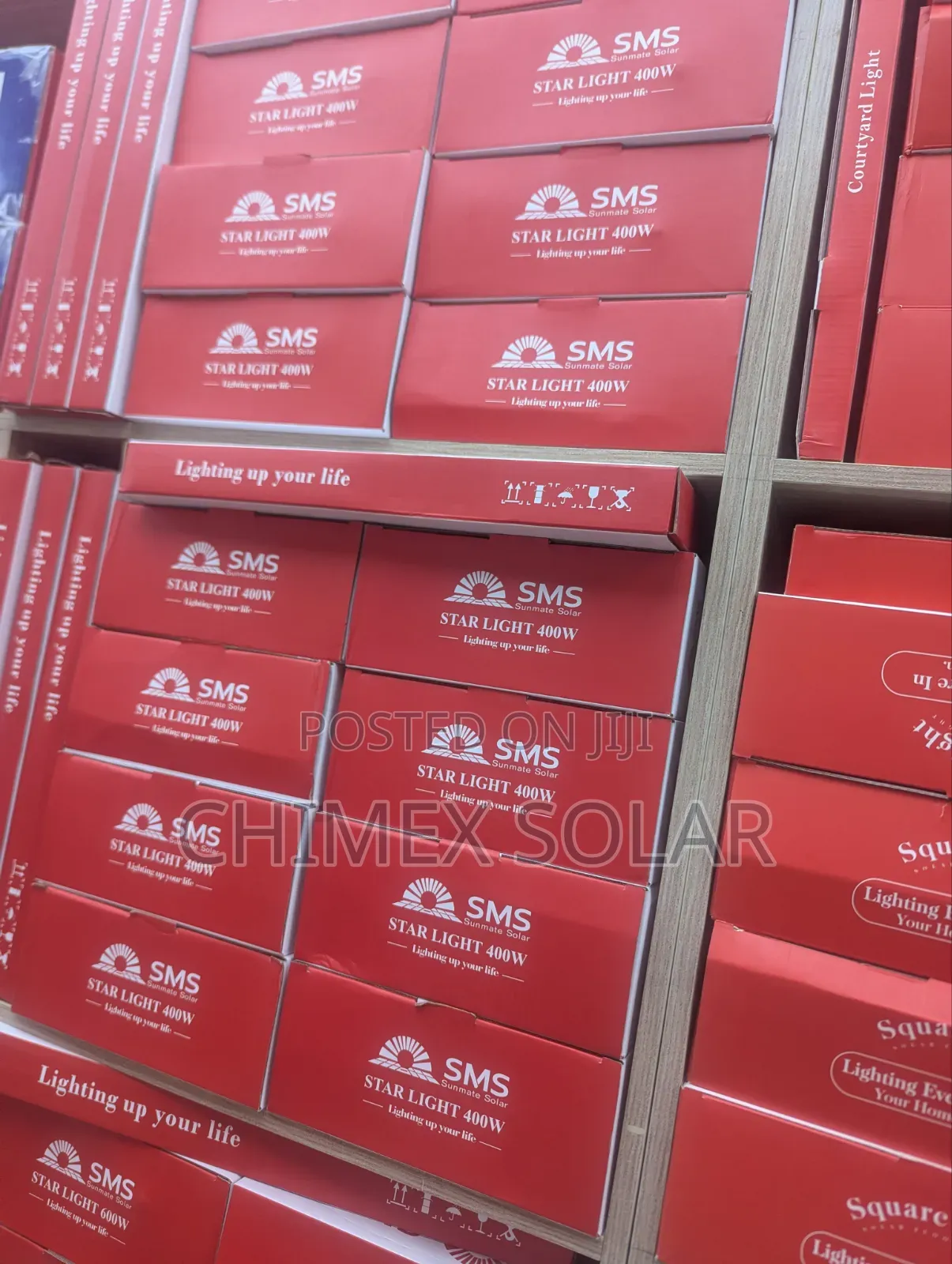 600 Watts SMS Solar Flood Lights