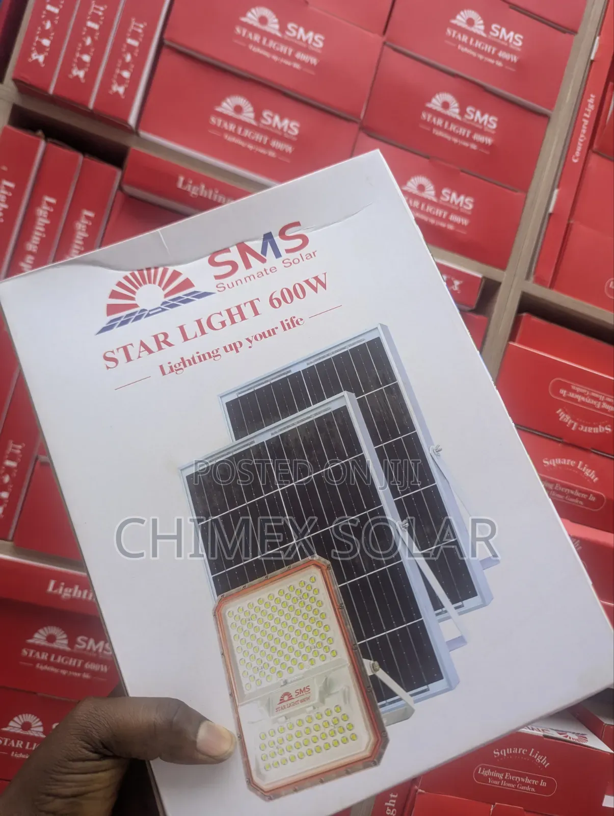600 Watts SMS Solar Flood Lights