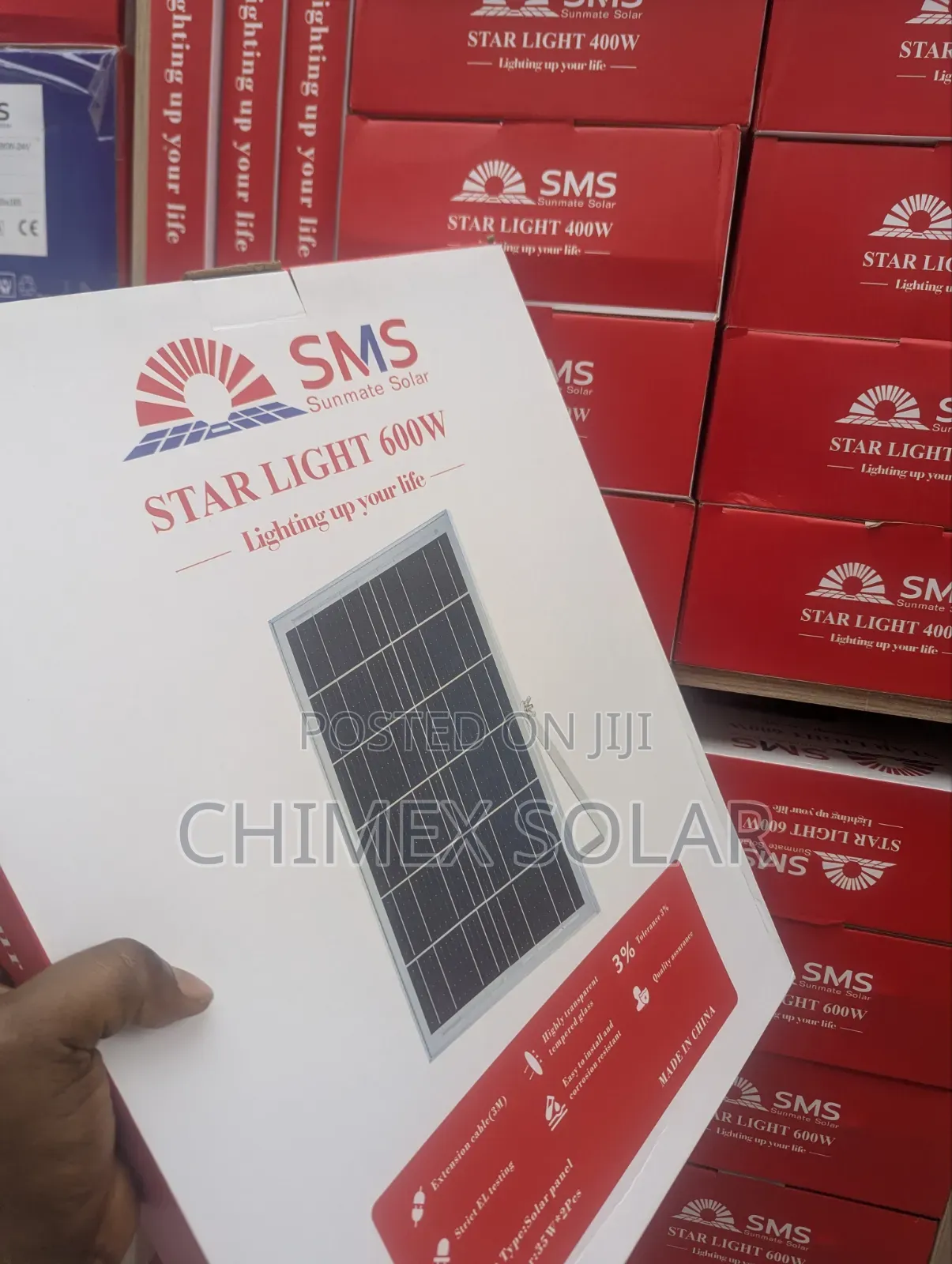 600 Watts SMS Solar Flood Lights