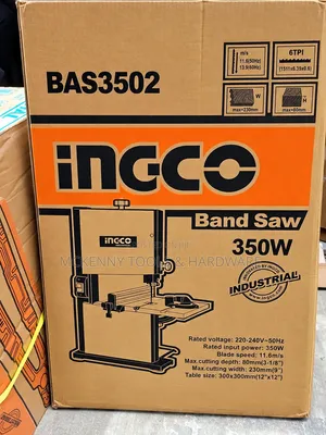 INGCO BAS3502 350W Band Saw – Industrial Wood Cutting Machine