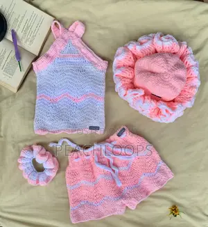 Crochet Kids Three-Piece Set