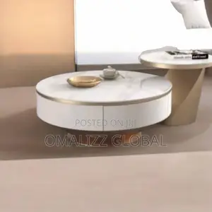 Massive Center Table With Unique Stool