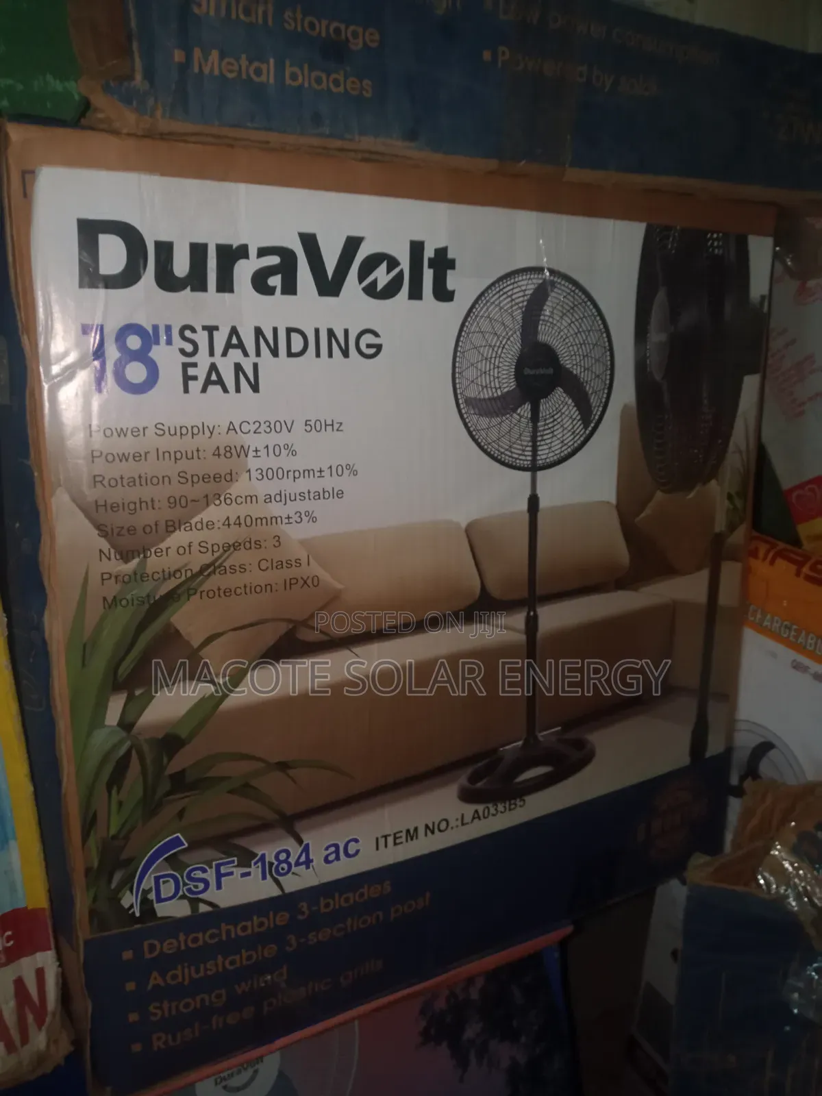 18" Duravolt Standing Fan