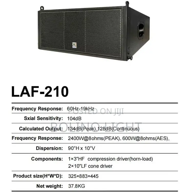 PA Sound System Double 10 Inch Line Array Speaker