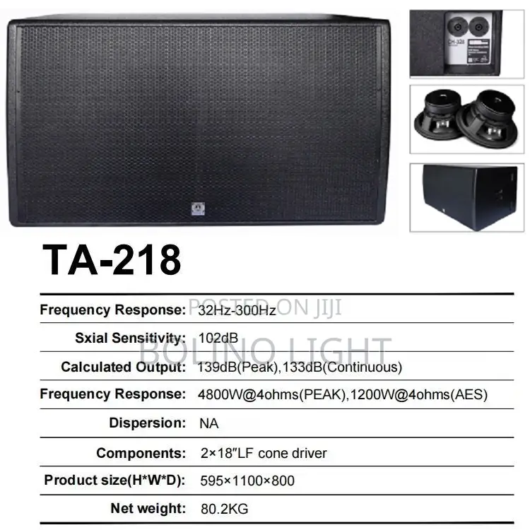 PA Sound System Double 10 Inch Line Array Speaker