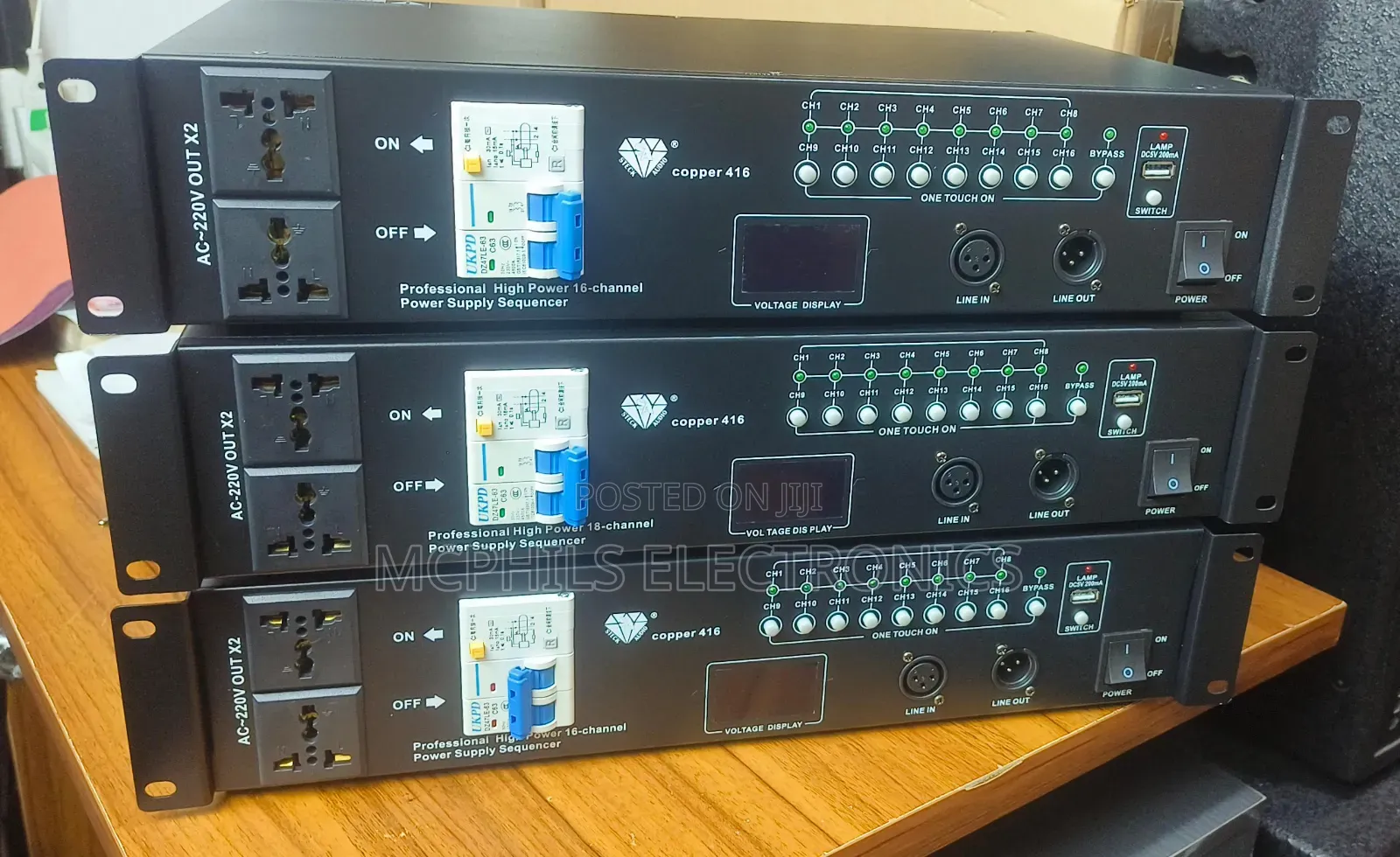 Stack Audio Power 416 Copper 16ch.power Sequence