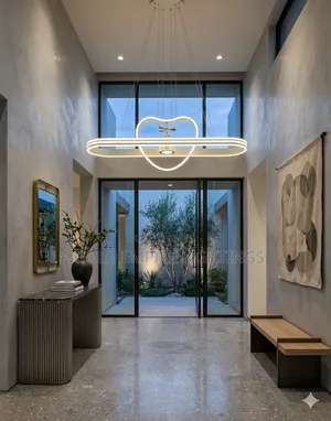Modern Luxury LED Pendant Chandelier – Elegant Ring Design