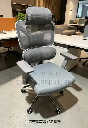 ​High Back Ergonomic Mesh Office Chair With Adjustable Headrest