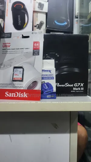 Canon G7x Mark III With McArd and Accessories
