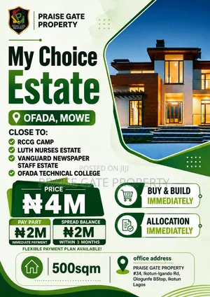 Land for Sale at Ofada