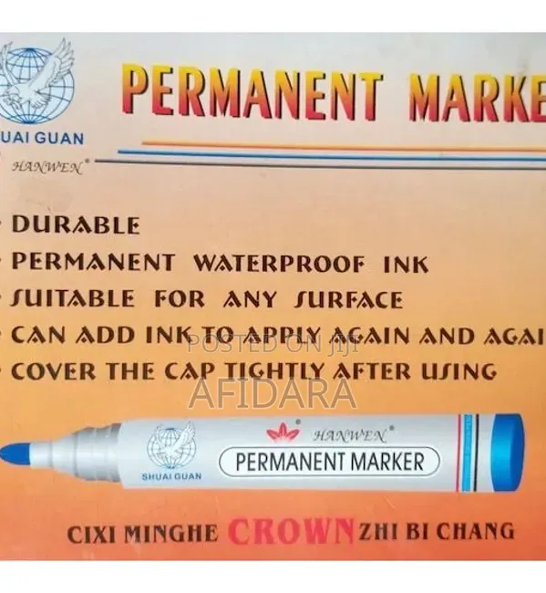Hanwen Permanent Marker Assorted X12