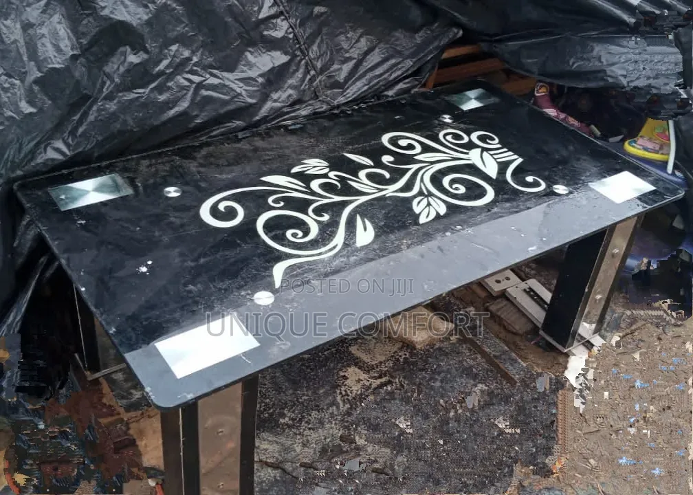 Executive Glass Top Center Table