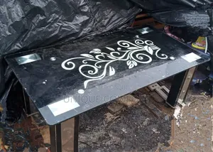 Executive Glass Top Center Table