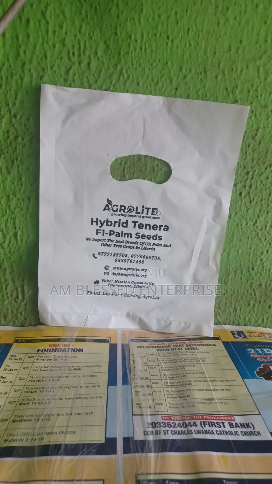 Custom Small Poly Nylon Bag Print