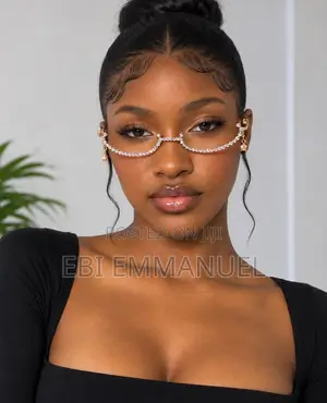 Rhinestones Stylish Glasses