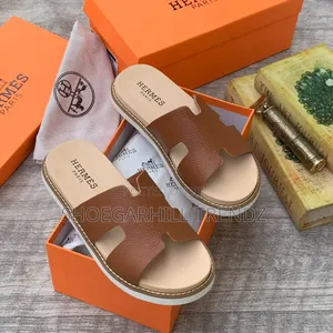 Zara Leather Slipon Palm Slippers