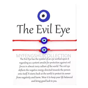 Fortified Red String With Evil Eye for Goodluck and Protection