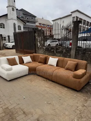 Custom Double Color L Shape Sofa Chair
