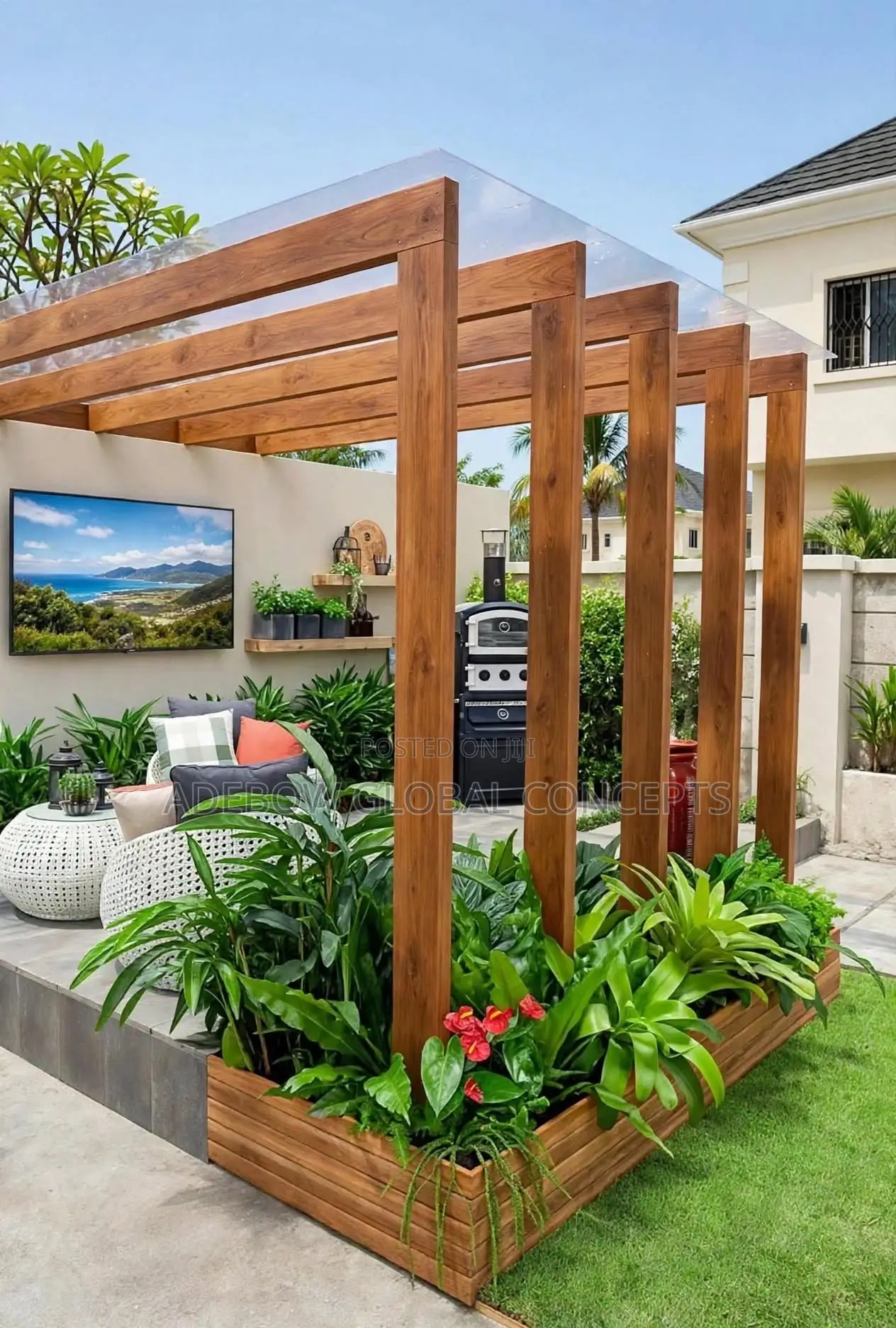 Balcony Pergola /Pergola/Gazebo
