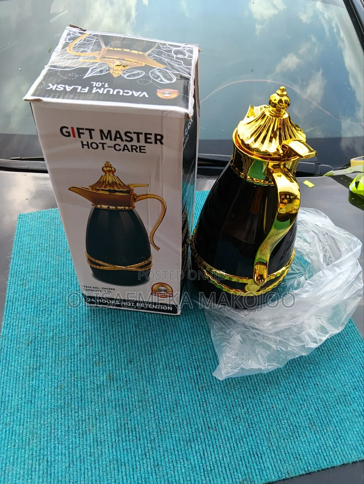 Golden Hot Water Car