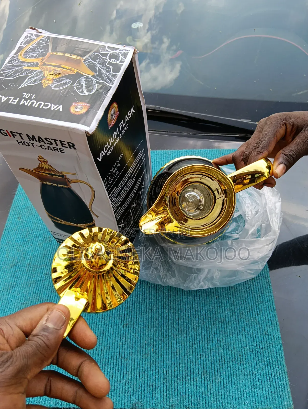 Golden Hot Water Car