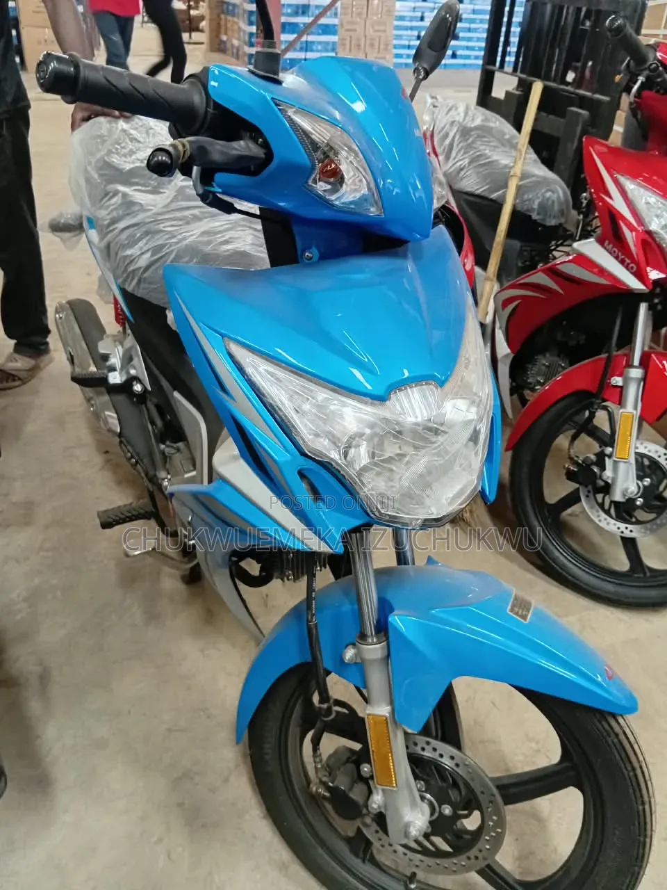 New Motorcycle 2025 Blue