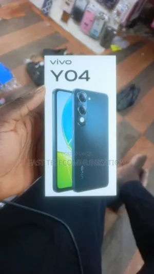 New Vivo Y04 64 GB Black