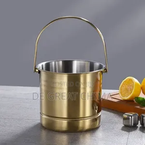 Stainless Ice Bucket With Picker