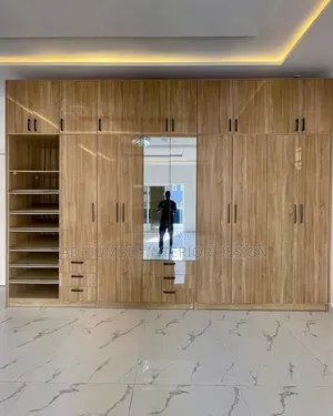 High Quality Wooden Woberope With Partition
