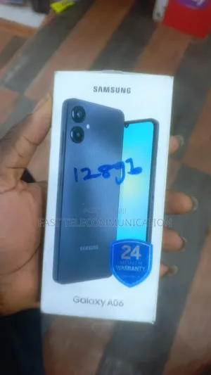 New Samsung Galaxy A06 128 GB Black