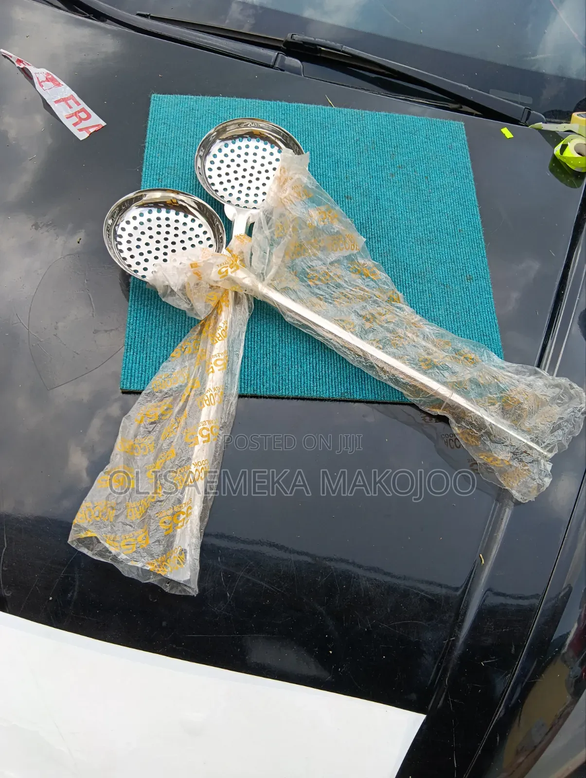 Long Stainless Steel Cooking Spoons