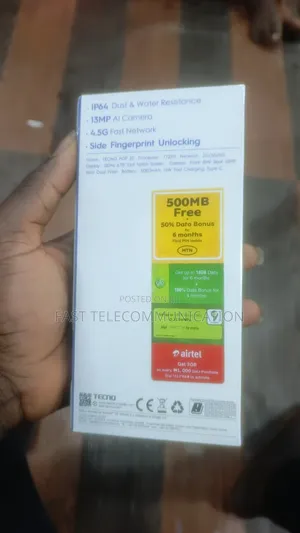 New Tecno Pop 20 64 GB Gray