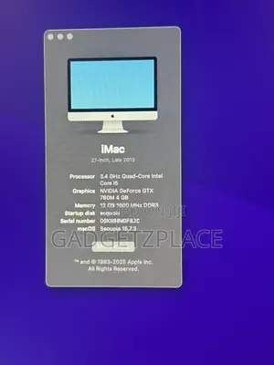 Desktop Computer Apple iMac 24GB Intel Core i5 HDD+SSD 3T