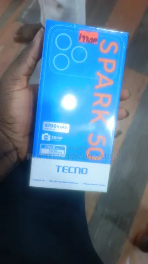 New Tecno Spark 50 128 GB Graphite