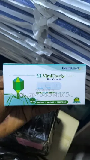3h Viral Test Cassette Kit - Hiv, Hepatitis B, Hepatitis C