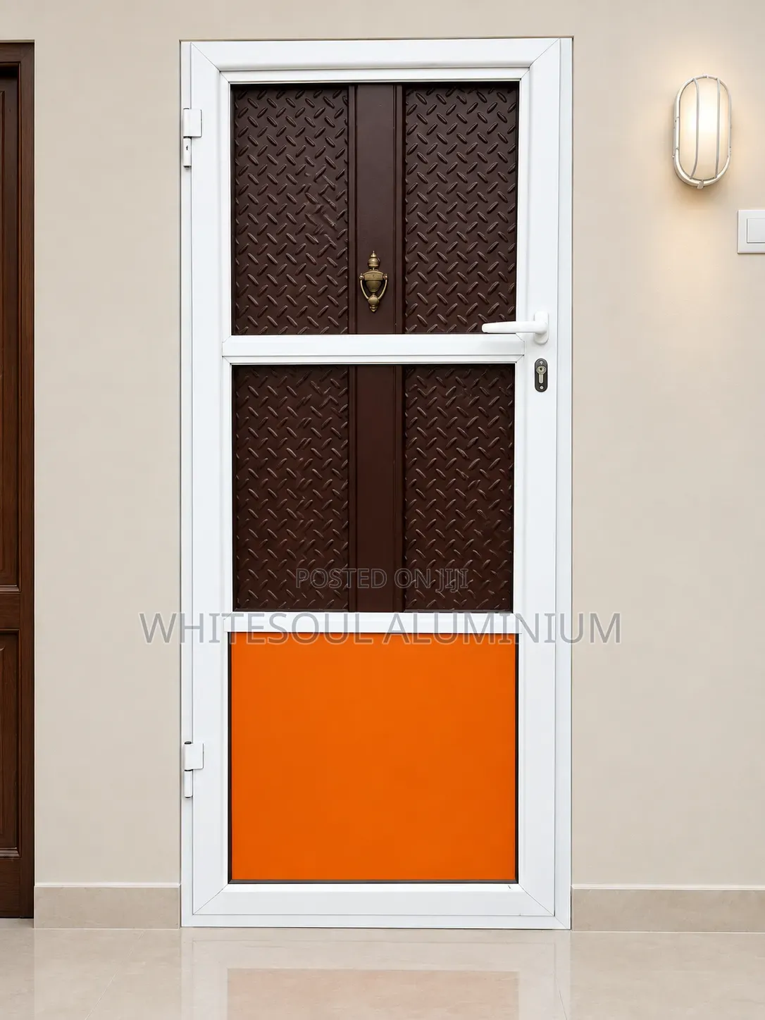 Premium Aluminum Fly Screen Net Door for Balconies Kitchens